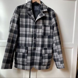 Woolrich Woolen Mills | Grey Plaid Sport Coat